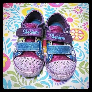 Skechers little girls sneakers